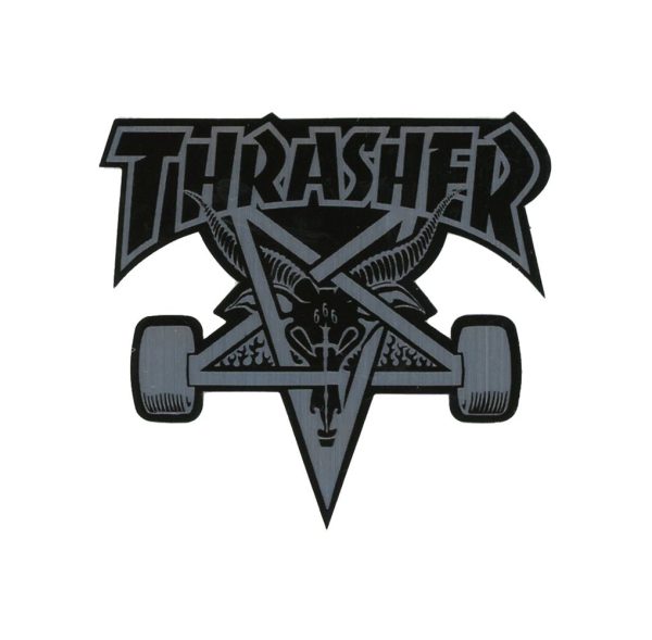 Thrasher Pentagram Skate Wheels Sticker | 4.5"x4.25" - Image 2