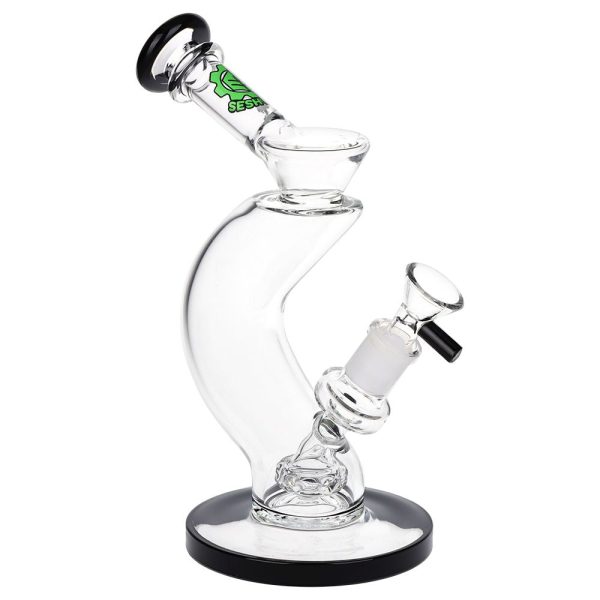 SeshGear Hip Check Curved Glass Water Pipe | 7.75" | 14mm F - Image 8