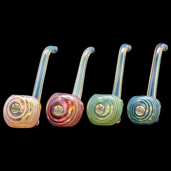 LA Pipes "Flaco" Skinny Glass Sherlock Pipe - Image 12
