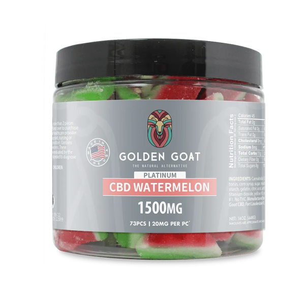 Platinum CBD Gummies 1500mg - Watermelon