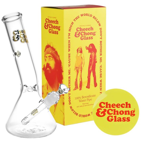 Cheech & Chong Glass Basketball Jones Chillax Bong | 12" | 14mm F - Image 2