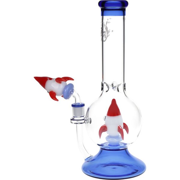 Pulsar Rocketship Glass Water Pipe - 12" / 14mm F - Image 6