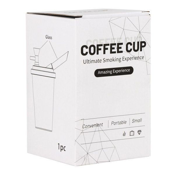 Secret Sip Coffee Cup Acrylic Bubbler - 7" / 14mm F / Colors Vary - Image 3