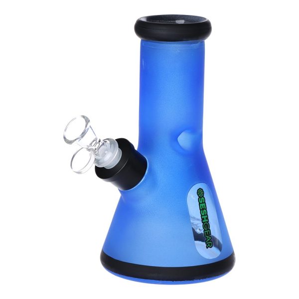 SeshGear Glass Beaker Water Pipe Smokers' Kit | 8" | 14mm F - Image 2