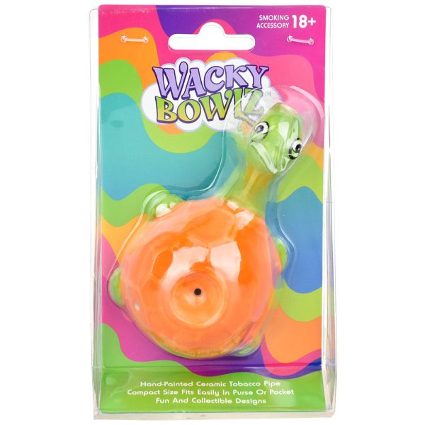 Wacky Bowlz Sea Turtle Ceramic Pipe - 4.5" - Image 3