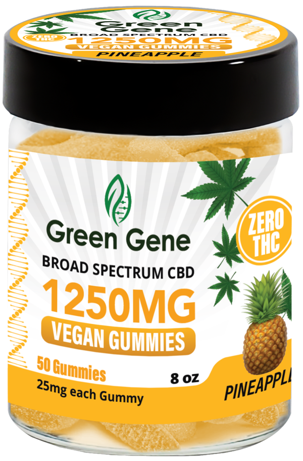 Green Genie CBD Vegan Pectin Infused Gummies w/ B12 Vitamins (625MG - 2500MG) - Image 9
