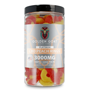 Platinum CBD Gummies 3000mg - Peach Rings