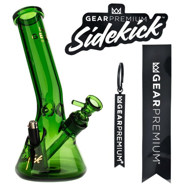 Gear Premium Sidekick Laid Back Glass Beaker Water Pipe | 12" - Image 8
