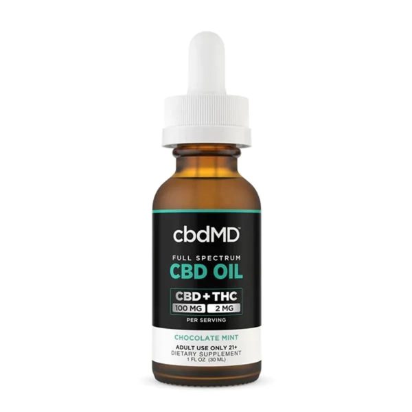 cbdMD CBD Tincture Drops - Chocolate Mint - Image 3