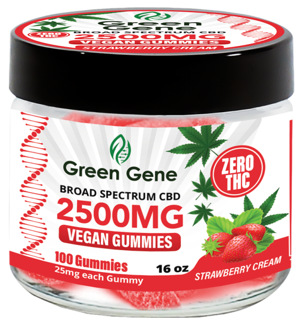 Green Genie CBD Vegan Pectin Infused Gummies w/ B12 Vitamins (625MG - 2500MG) - Image 18