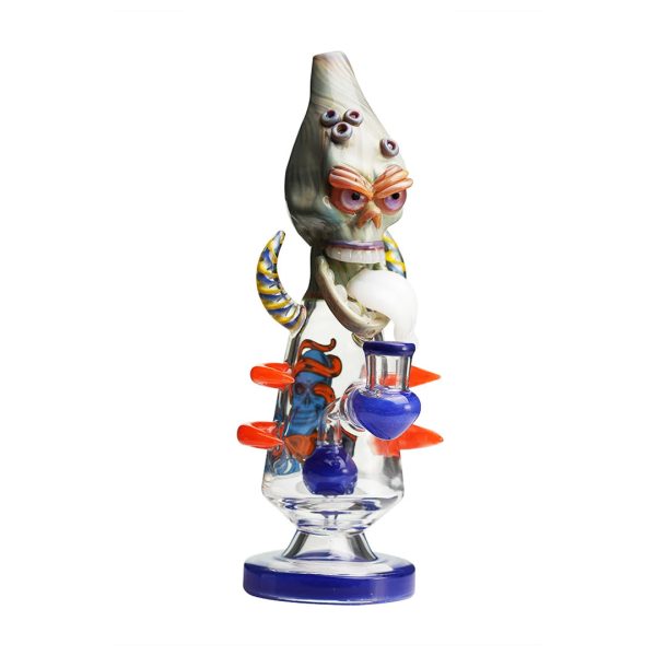 Lookah Glass 11" Cool Skull Bone Water Pipe
