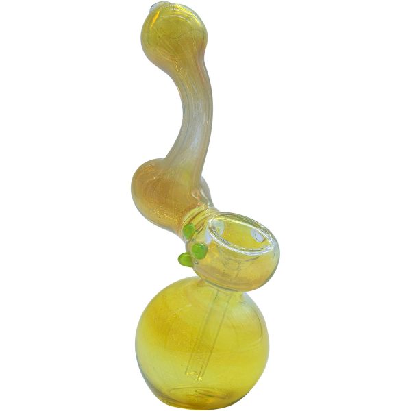 LA Pipes "Silver Sherlock" Fumed Sherlock Bubbler Pipe (Various Colors) - Image 2
