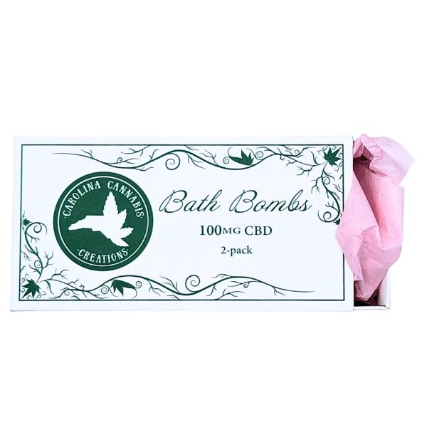 CBD Bath Bombs 2-pack | 200mg CBD | Carolina Cannabis Creations - Image 4