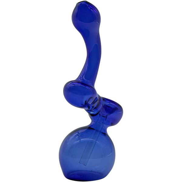 LA Pipes "Sherbub" Glass Sherlock Bubbler Pipe (Various Colors) - Image 6