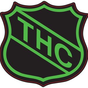 THC Hockey Shield Sticker - 4" x 3.75"