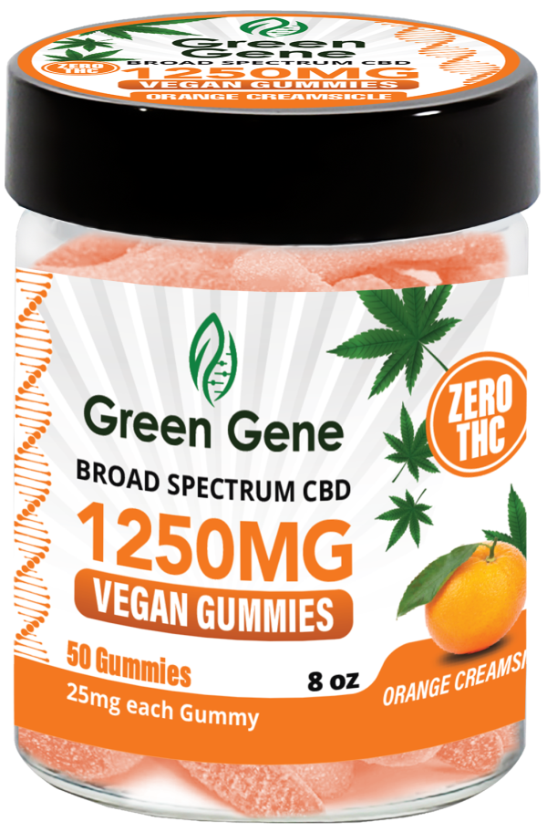 Green Genie CBD Vegan Pectin Infused Gummies w/ B12 Vitamins (625MG - 2500MG) - Image 8