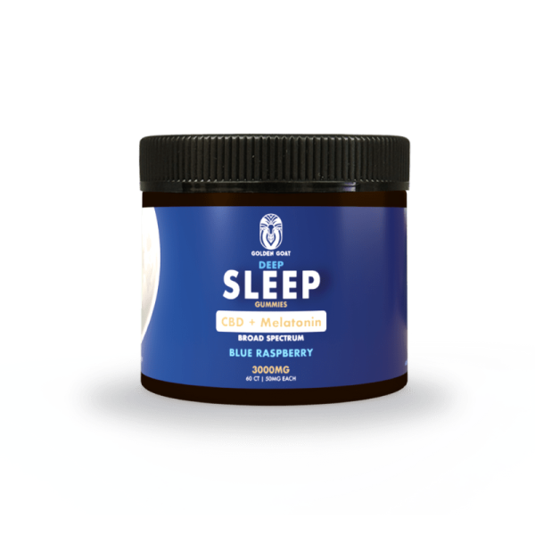 Deep Sleep CBD & Melatonin Infused Gummies - Blue Raspberry 3000MG - Image 2