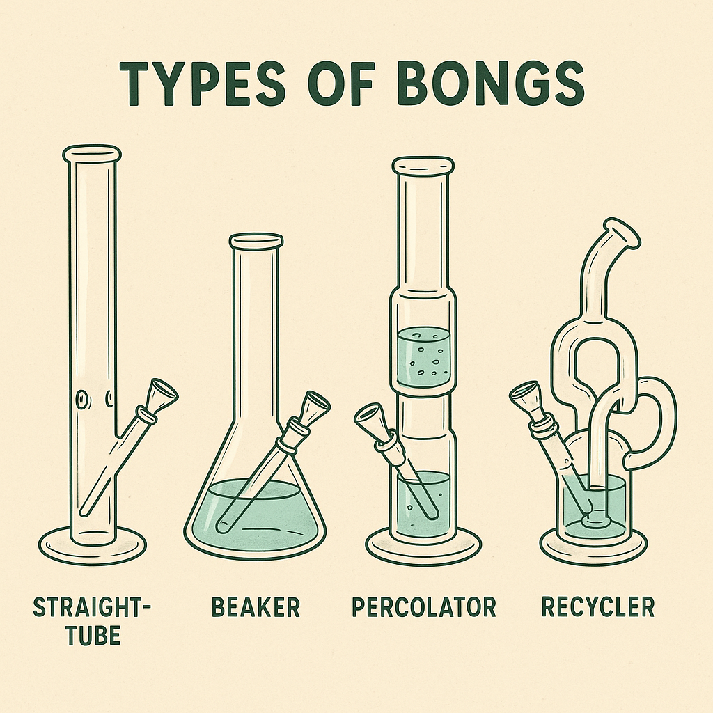 types of bongs