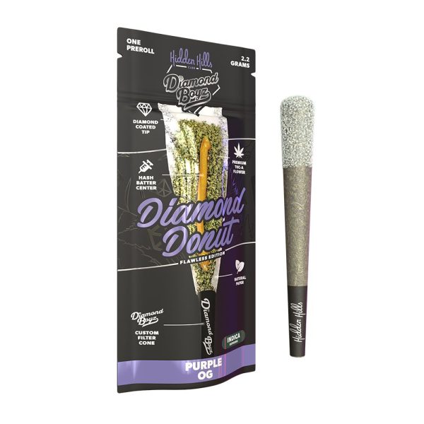 Hidden Hills x Diamond Boys THCA Diamond Donut Pre-Roll | 2.2g | 10ct Display - Image 9