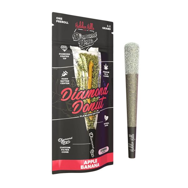 Hidden Hills x Diamond Boys THCA Diamond Donut Pre-Roll | 2.2g | 10ct Display - Image 7