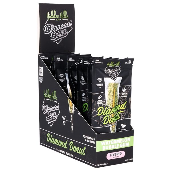 Hidden Hills x Diamond Boys THCA Diamond Donut Pre-Roll | 2.2g | 10ct Display - Image 5