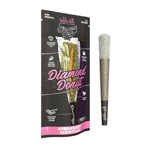 Hidden Hills x Diamond Boys THCA Diamond Donut Pre-Roll | 2.2g | 10ct Display - Image 10