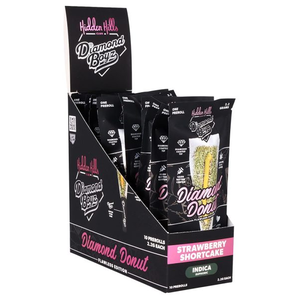 Hidden Hills x Diamond Boys THCA Diamond Donut Pre-Roll | 2.2g | 10ct Display - Image 4