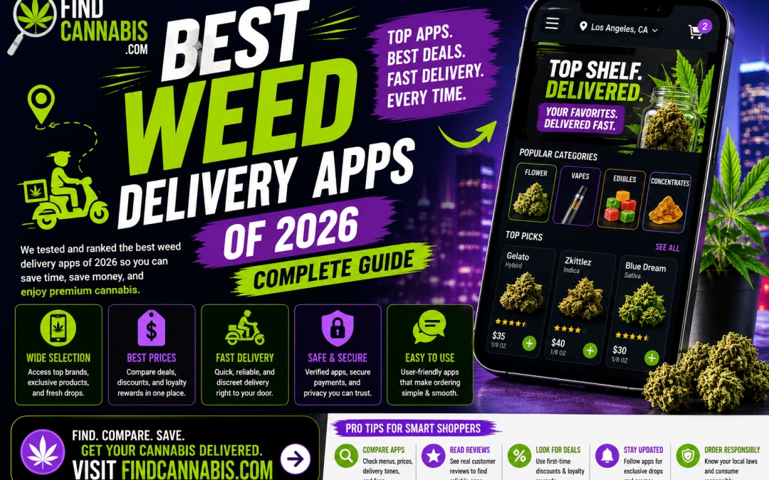 Best Cannabis Delivery Apps of 2026 — An Industry Expert’s Honest Assessment
